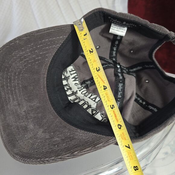Taylor Swift Reputation Stadium Tour Gray Corduroy Adjustable Hat main image 8